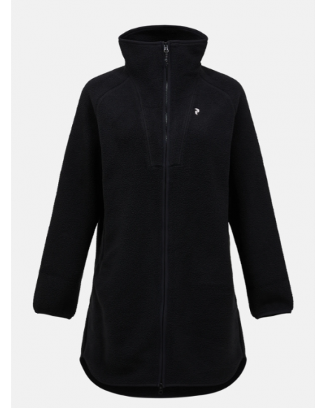 PEAK PERFORMANCE W NATURERUSH PILE LONG FZ - BLACK