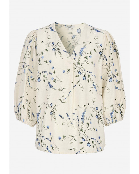CELLBES LISA LINENMIX BLOUSE