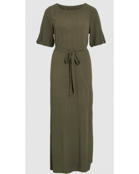 VILA VIPALIVA O-NECK 2/4 ANKLE DRESS