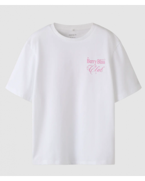 NAME IT NKFSIFFA SS NREG TOP - BRIGHT WHITE