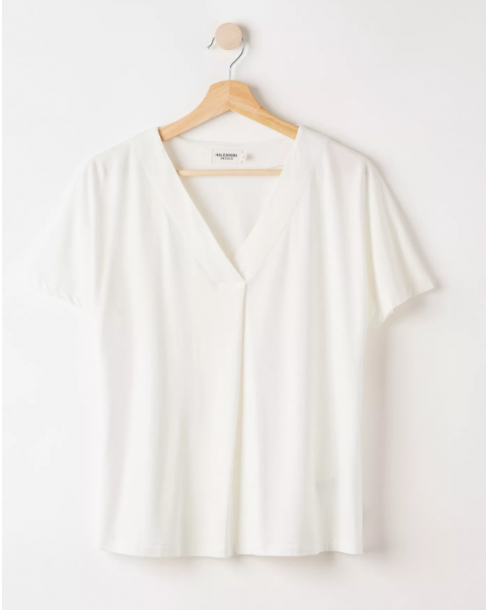 HOLEBROOK ELLEN V-NECK TOP 2
