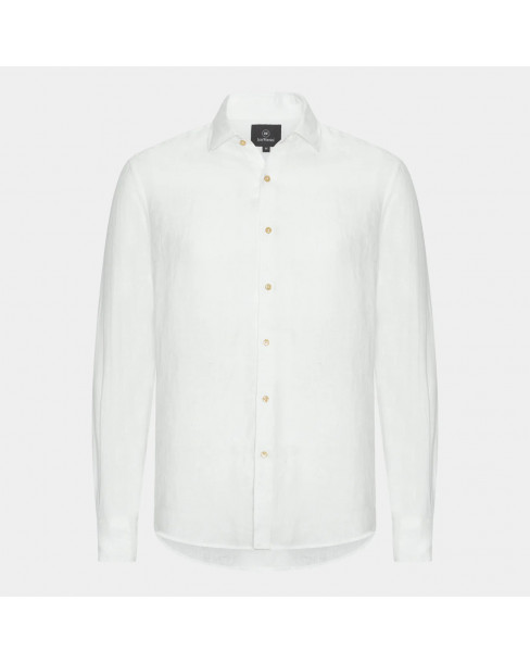 LESS WORRIES LINEN SHIRT -...