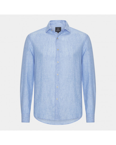 LESS WORRIES LINEN SHIRT -...