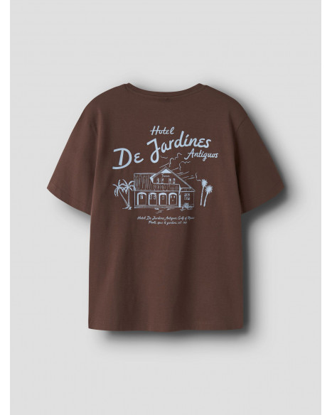 NAME IT NKMHASLO SS NREG TOP BOX - CHESTNUT