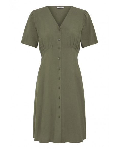 B.YOUNG BYMMJOELLA SHORT V-NECK DRESS - KALAMATA