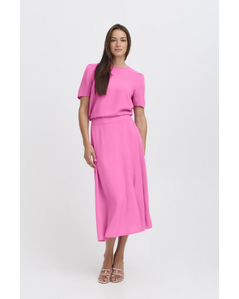 B.YOUNG BYMMJOELLA MIDI SKIRT 3 - RASPBERRY ROSE