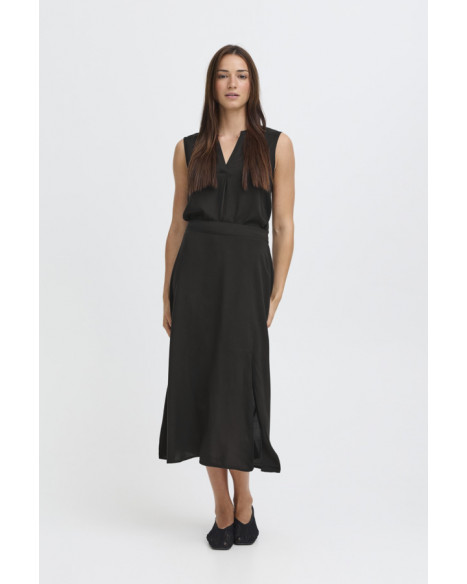 B.YOUNG BYMMJOELLA MIDI SKIRT 3 - METEORITE