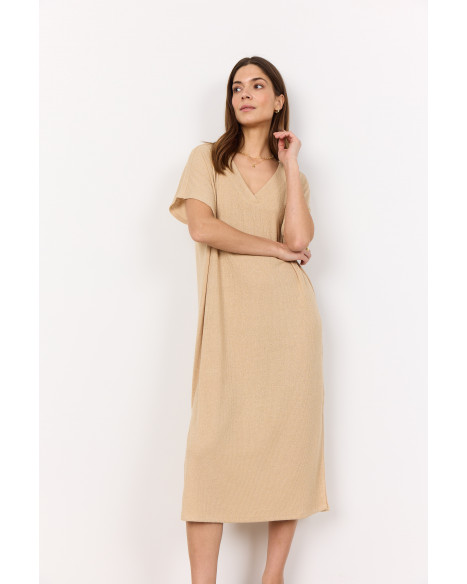 SOYA CONCEPT SC-DELIA 2 DRESS MI J - SAND