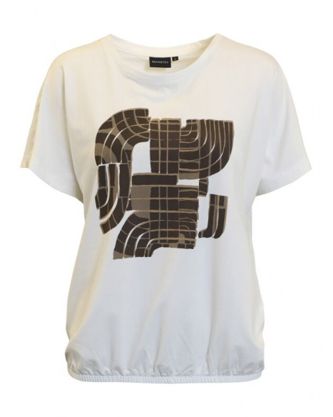 BRANDTEX T-SHIRT WITH FRONT PRINT