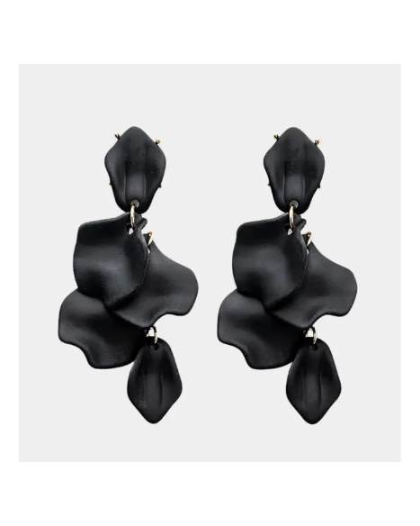 BOW19 LEAF EARRINGS MATT