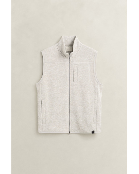GANT M ZIPPED FLEECE VEST -...