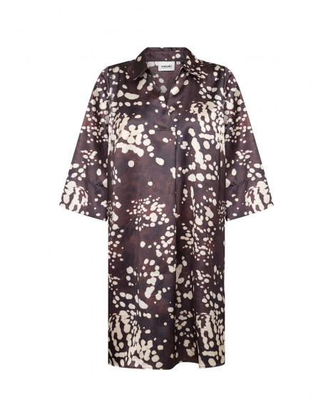WASABI WA-JOVINA 4 DRESS MI W - CHOCOLATE PLUM COMBI