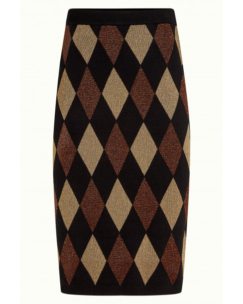 KING LOUIE MIDI SKIRT GLIM