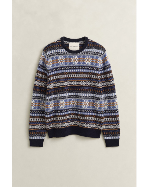 GANT M FAIR ISLE C-NECK -...