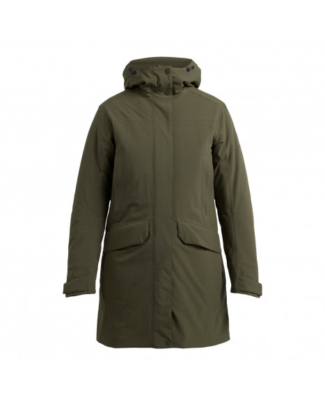 TENSON W YARA JACKET - DARK OLIVE