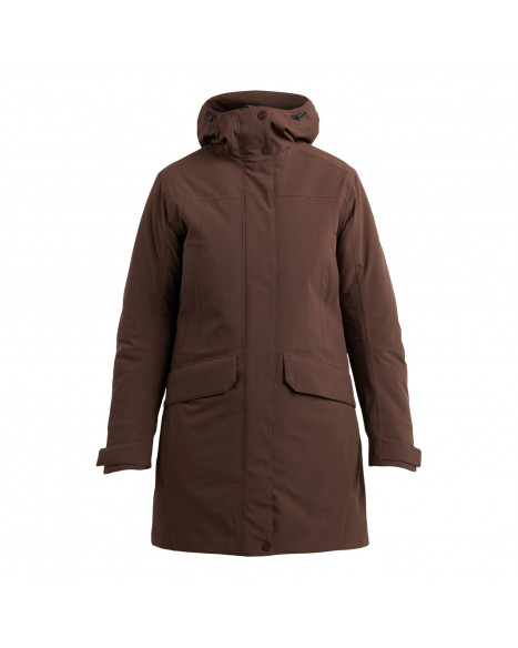 TENSON W YARA JACKET - DARK BROWN